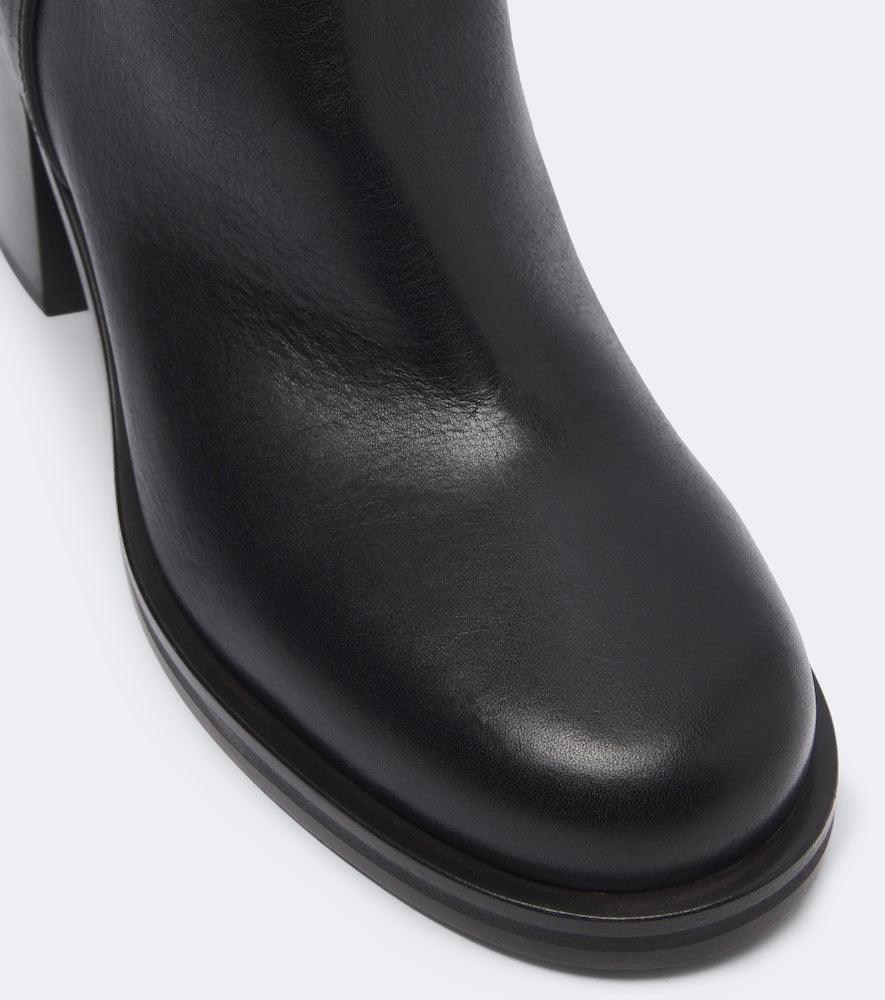 Brunello Cucinelli Monili leather knee-high boots in Black - Knee-high Boots
