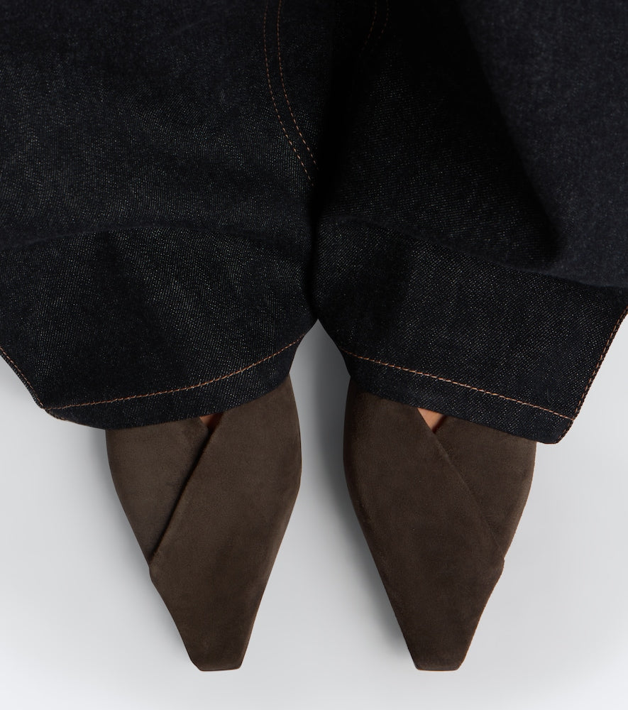 Brown Brunello Cucinelli Suede ballet flats - Ballerina Flats