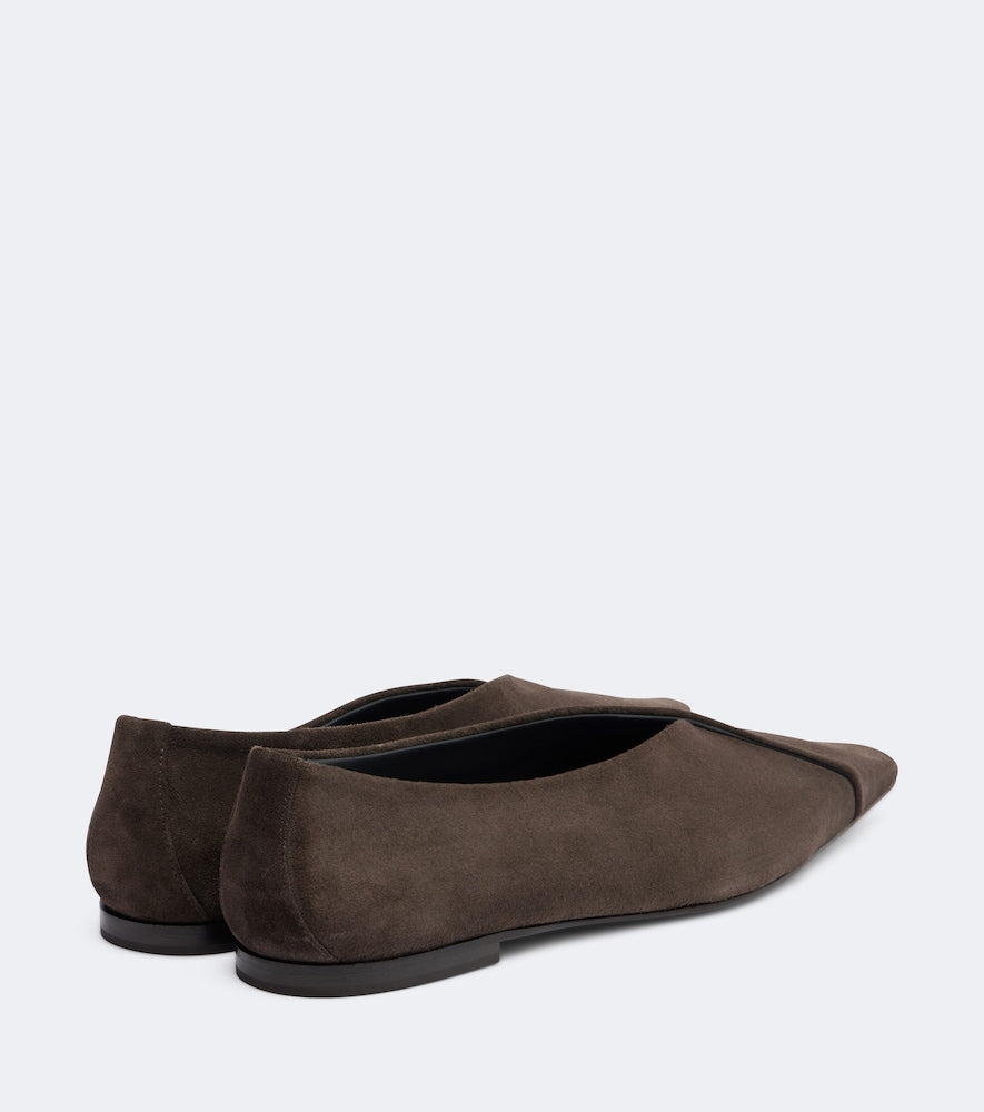 Brown Brunello Cucinelli Suede ballet flats - Ballerina Flats