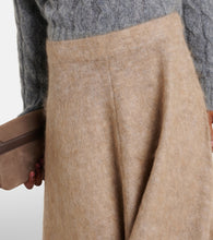 Brunello Cucinelli Wool and cashmere-blend midi skirt