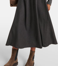 Brunello Cucinelli Wool-blend midi skirt