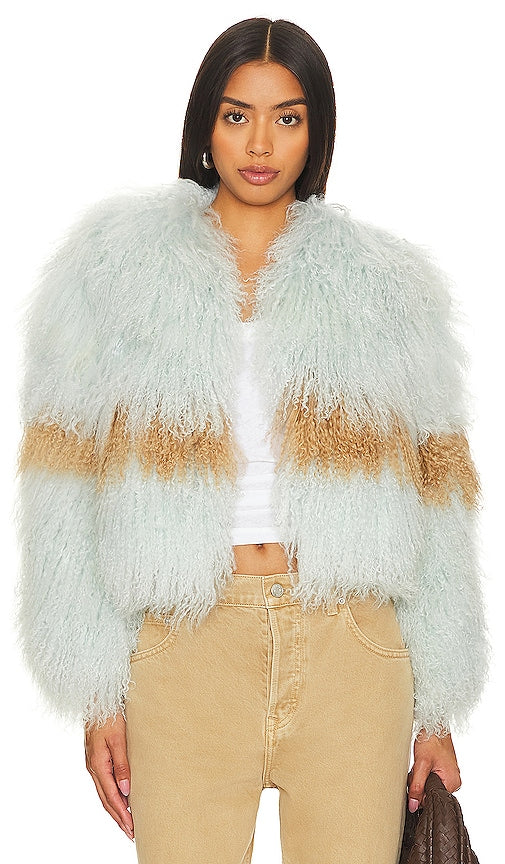 Bubish Georgina Jacket in Baby Blue - Veste Bubish Georgina en bleu bébé - Bubish Georgina 淡蓝色夹克 - Bubish Georgina Jacke in Babyblau - Bubish Georgina 자켓 - Giacca Bubish Georgina in celeste