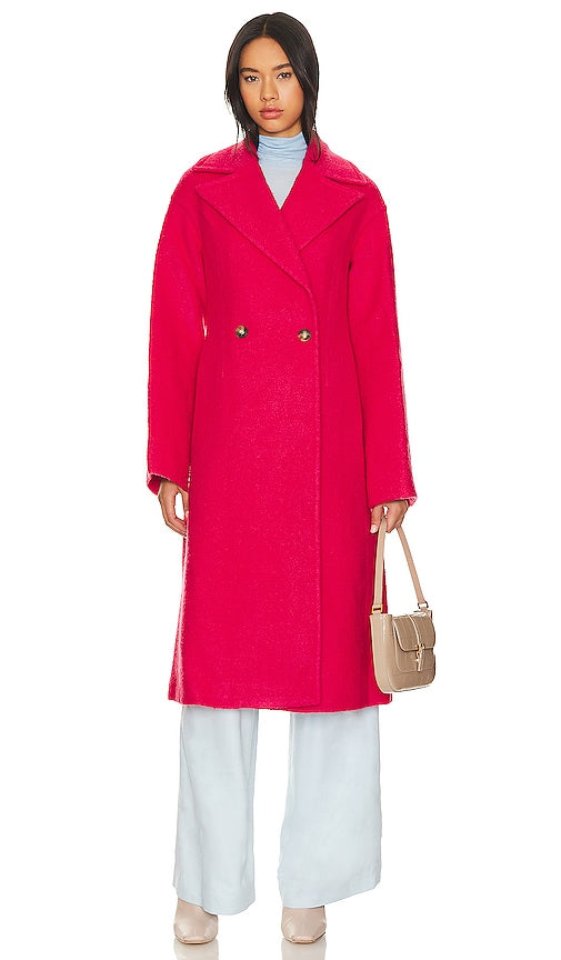Bubish Victoria Coat in Fuchsia