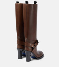 Burberry 100 leather knee-high boots