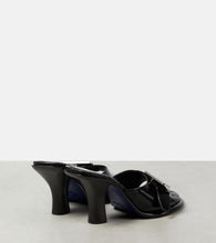 Burberry 70 EKD leather mules