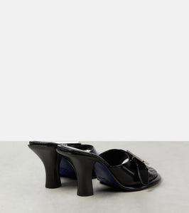 Burberry 70 EKD leather mules