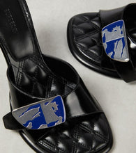 Burberry 70 EKD leather mules