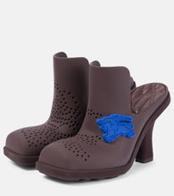 Burberry Barbican PVC mules