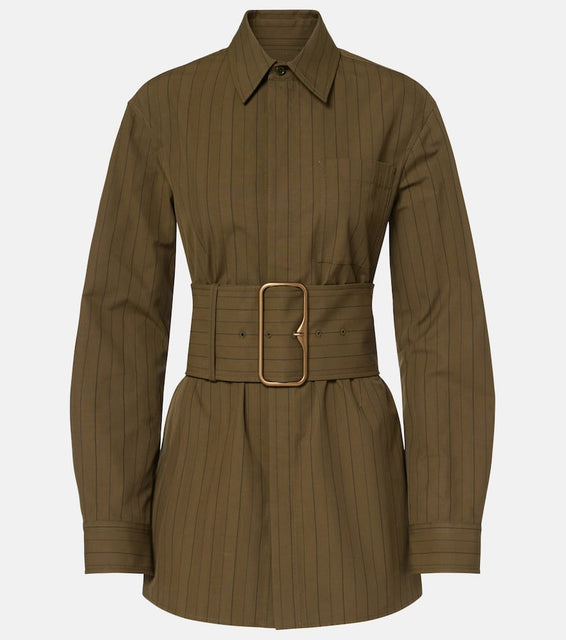 Burberry Belted cotton overshirt