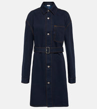 Burberry Belted denim shirt dress. Burberry 系带牛仔衬衫裙