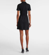 Burberry Belted wool twill shirt dress