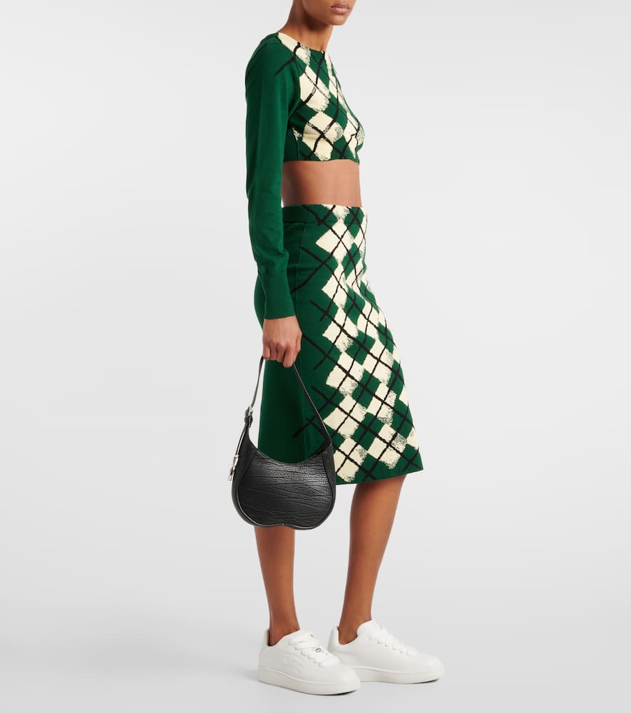Burberry Box leather sneakers