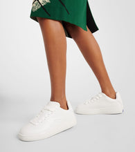 Burberry Box leather sneakers