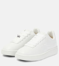 Burberry Box leather sneakers