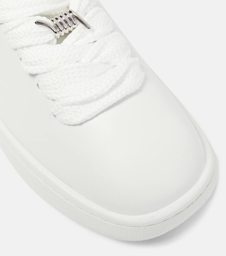 Burberry Box leather sneakers