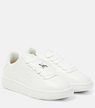 Burberry Box leather sneakers