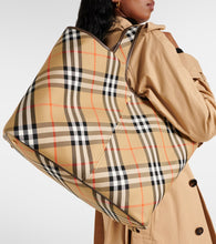 Burberry Burberry Check Medium canvas tote bag