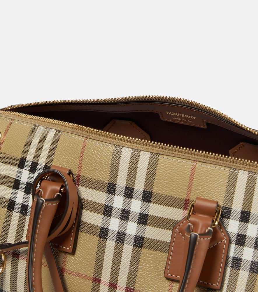 Burberry Burberry Check Medium canvas tote bag