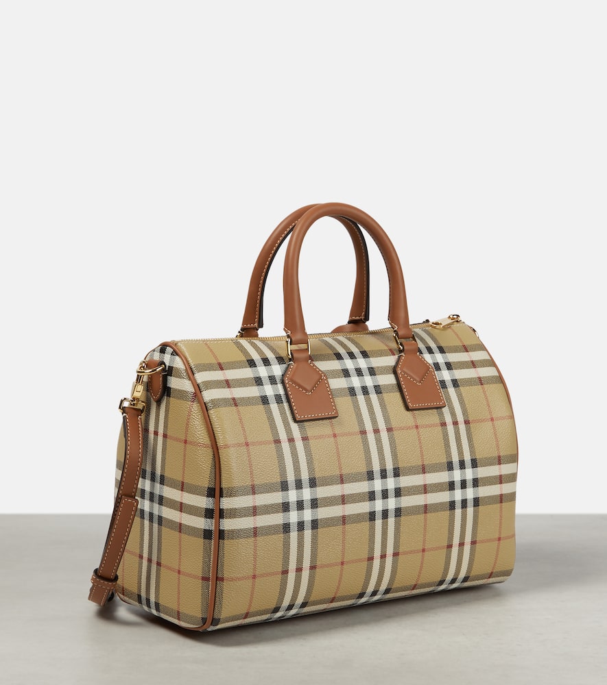 Burberry Burberry Check Medium canvas tote bag