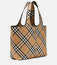 Burberry Burberry Check Medium canvas tote bag
