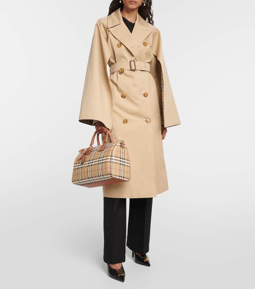 Burberry Burberry Check Medium canvas tote bag
