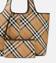Burberry Burberry Check Medium canvas tote bag