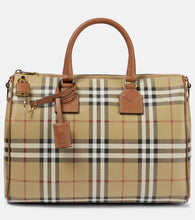 Burberry Burberry Check Medium canvas tote bag. Shop Burberry Top-Handle Bags for women now.