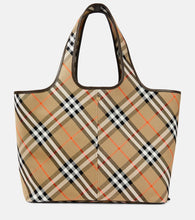 Burberry Burberry Check Medium canvas tote bag. Shop Burberry Tote Bags for women now.
