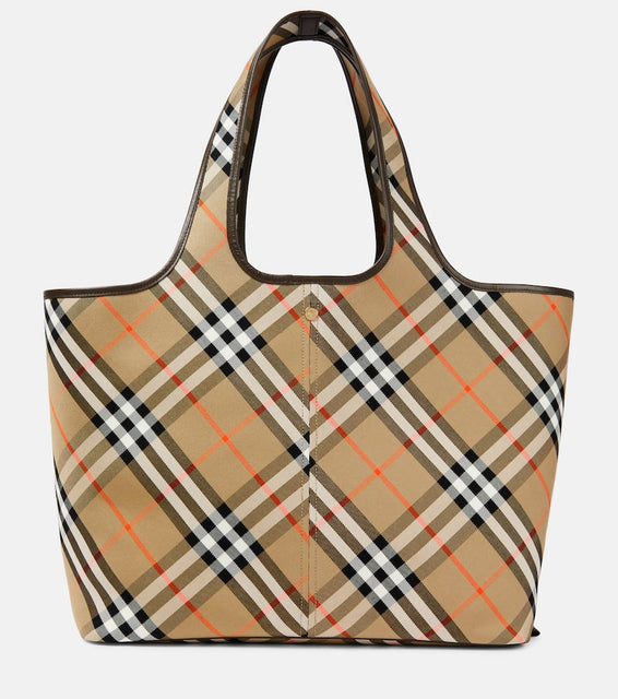 Burberry Burberry Check Medium canvas tote bag. Shop Burberry Tote Bags for women now.