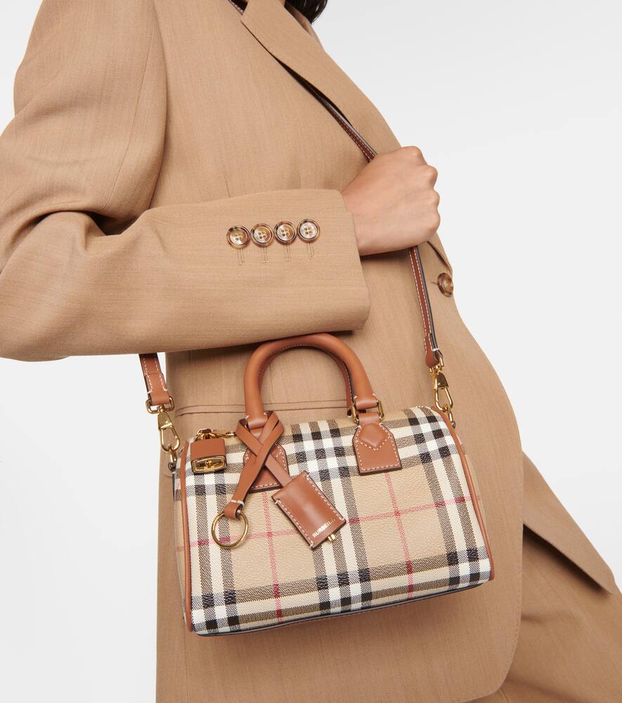 Burberry Burberry Check Mini canvas tote bag