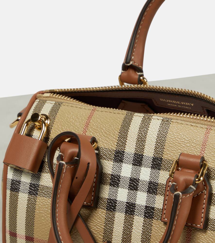 Burberry Burberry Check Mini canvas tote bag