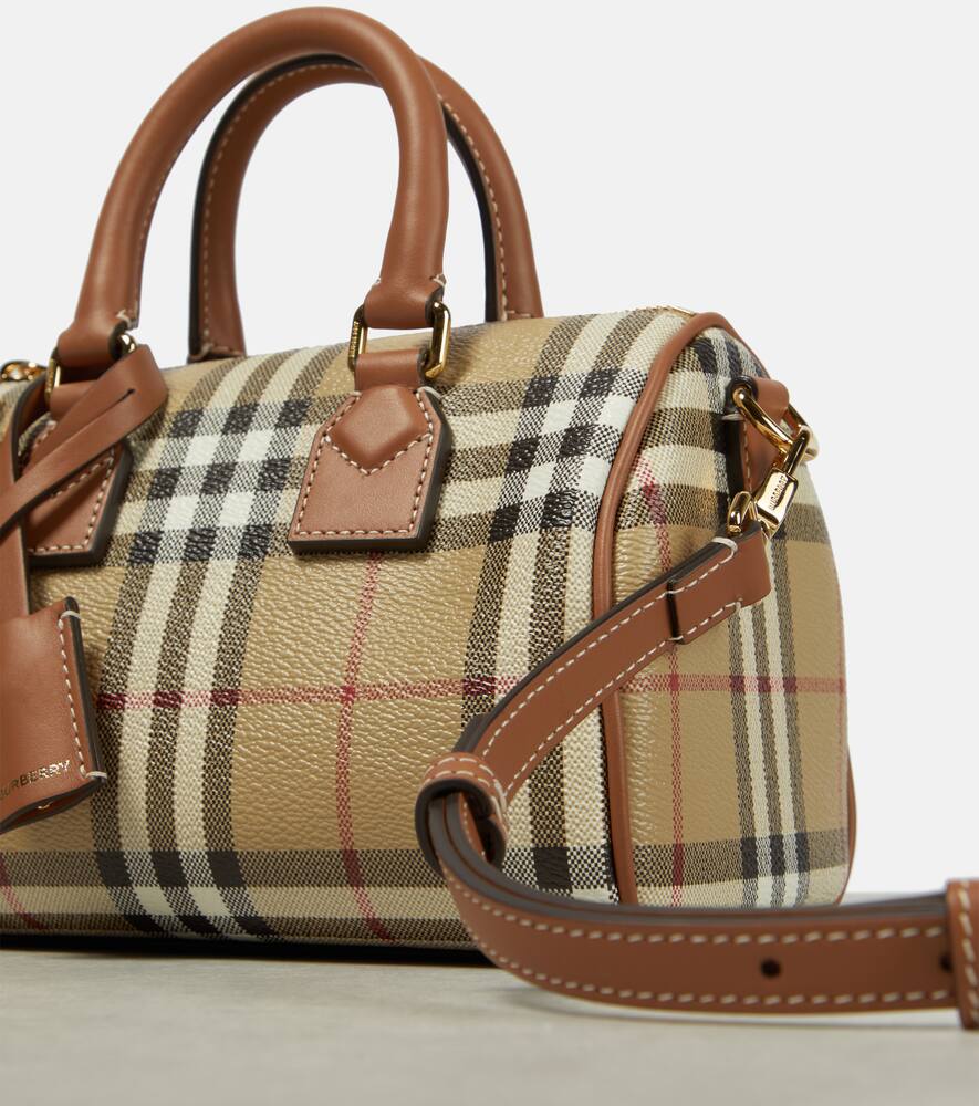 Burberry Burberry Check Mini canvas tote bag