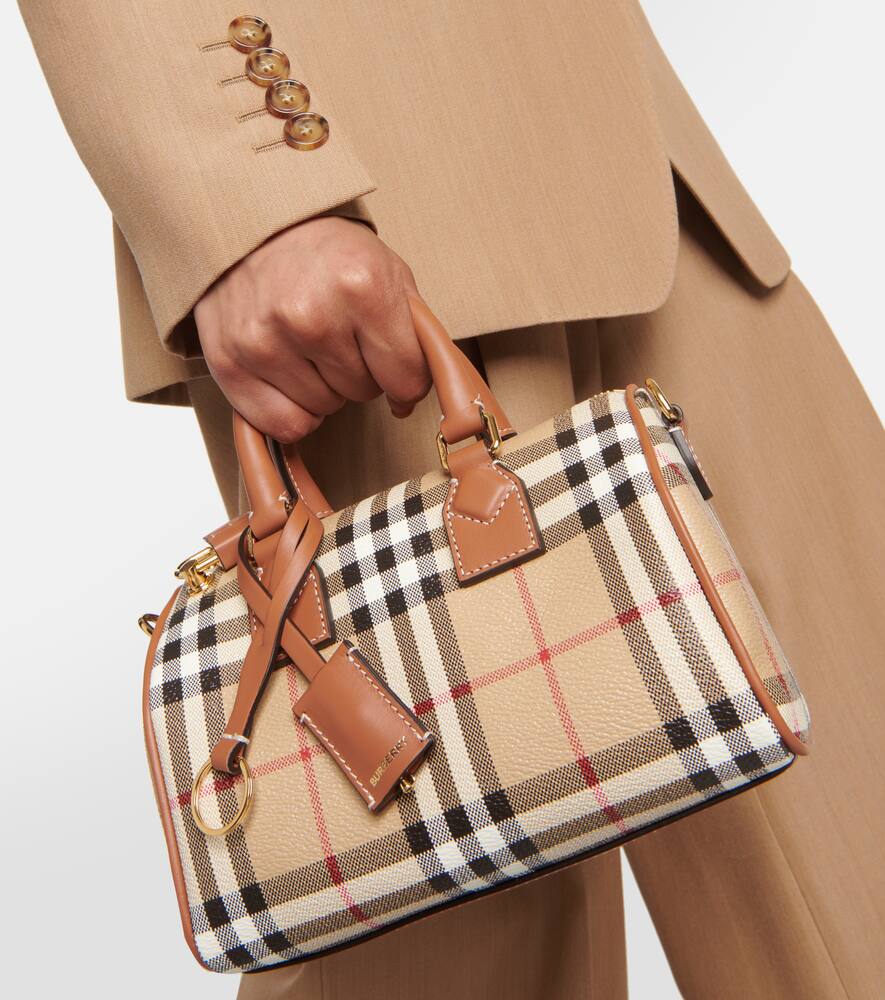 Burberry Burberry Check Mini canvas tote bag