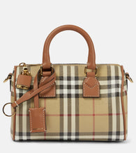 Burberry Burberry Check Mini canvas tote bag. Shop Burberry Top-Handle Bags for women now.