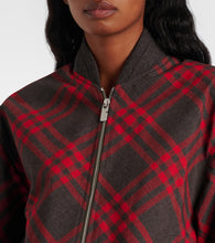 Burberry Burberry Check bomber jacket