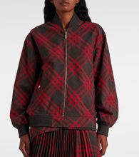 Burberry Burberry Check bomber jacket