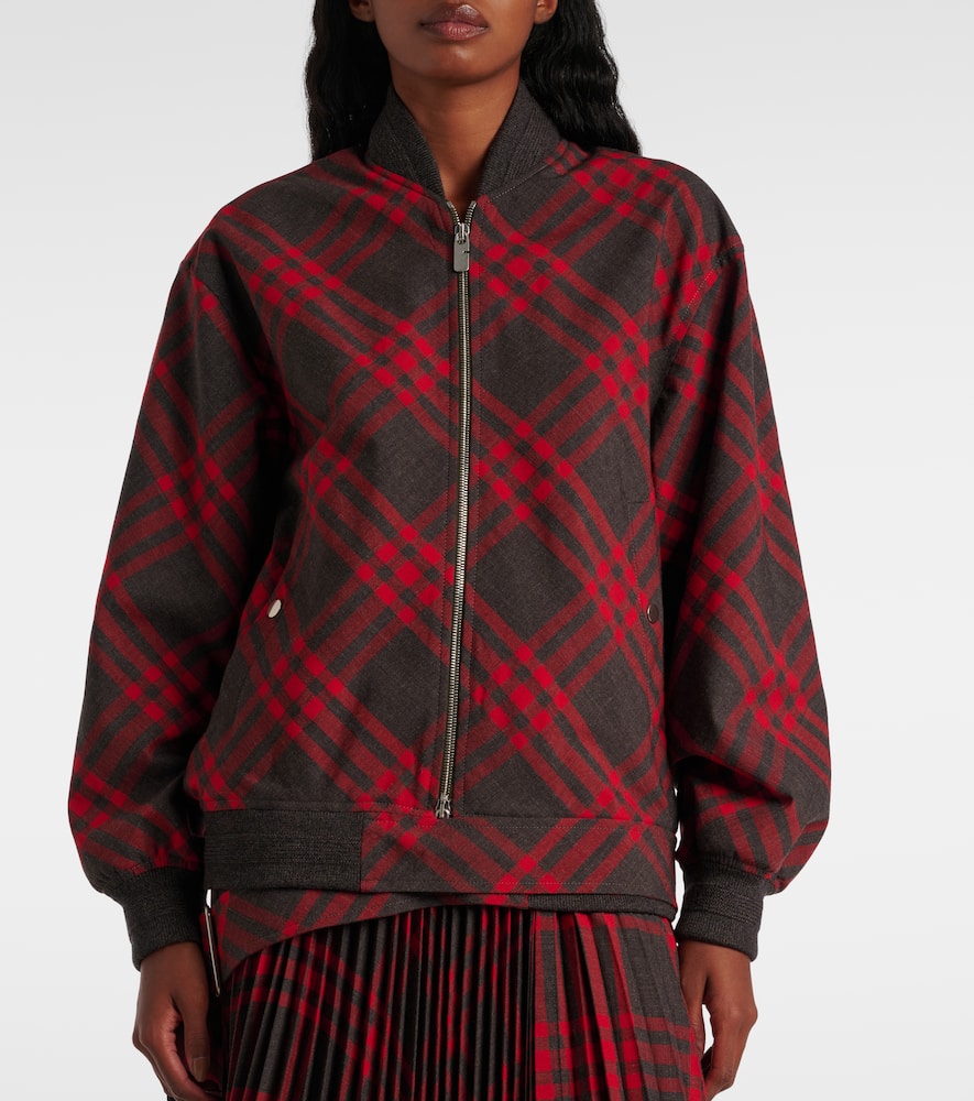 Burberry Burberry Check bomber jacket