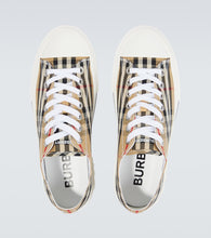 Burberry Burberry Check canvas sneakers