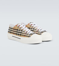 Burberry Burberry Check canvas sneakers