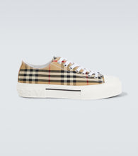 Burberry Burberry Check canvas sneakers - Burberry Burberry 格纹帆布鞋