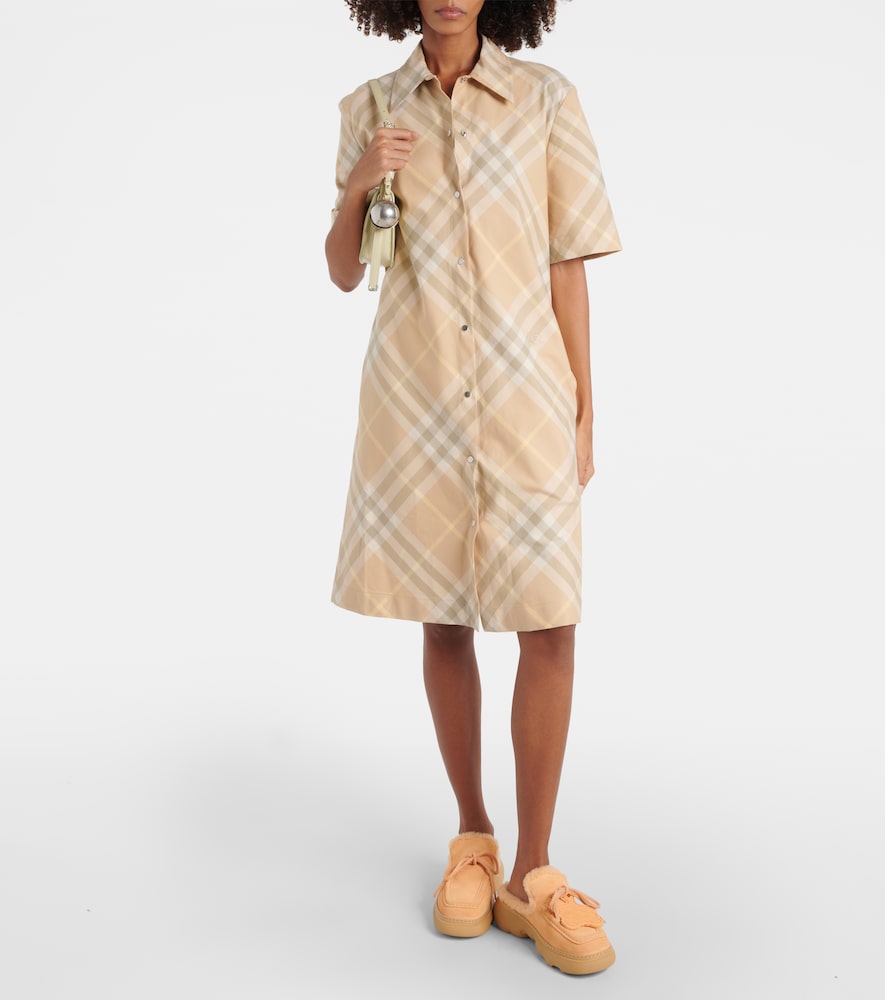 Burberry Burberry Check cotton shirt dress