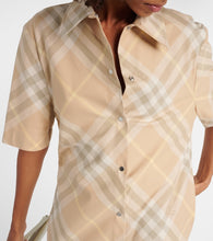 Burberry Burberry Check cotton shirt dress