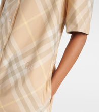Burberry Burberry Check cotton shirt dress