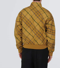 Burberry Burberry Check cotton twill bomber jacket