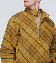 Burberry Burberry Check cotton twill bomber jacket