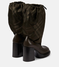 Burberry Burberry Check knee-high boots