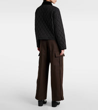 Burberry Burberry Check quilted jacket