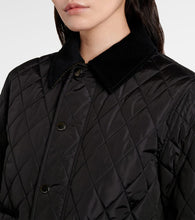 Burberry Burberry Check quilted jacket