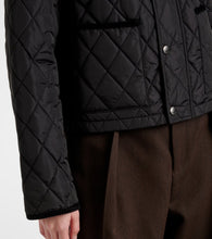 Burberry Burberry Check quilted jacket