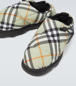 Burberry Burberry Check quilted mules
